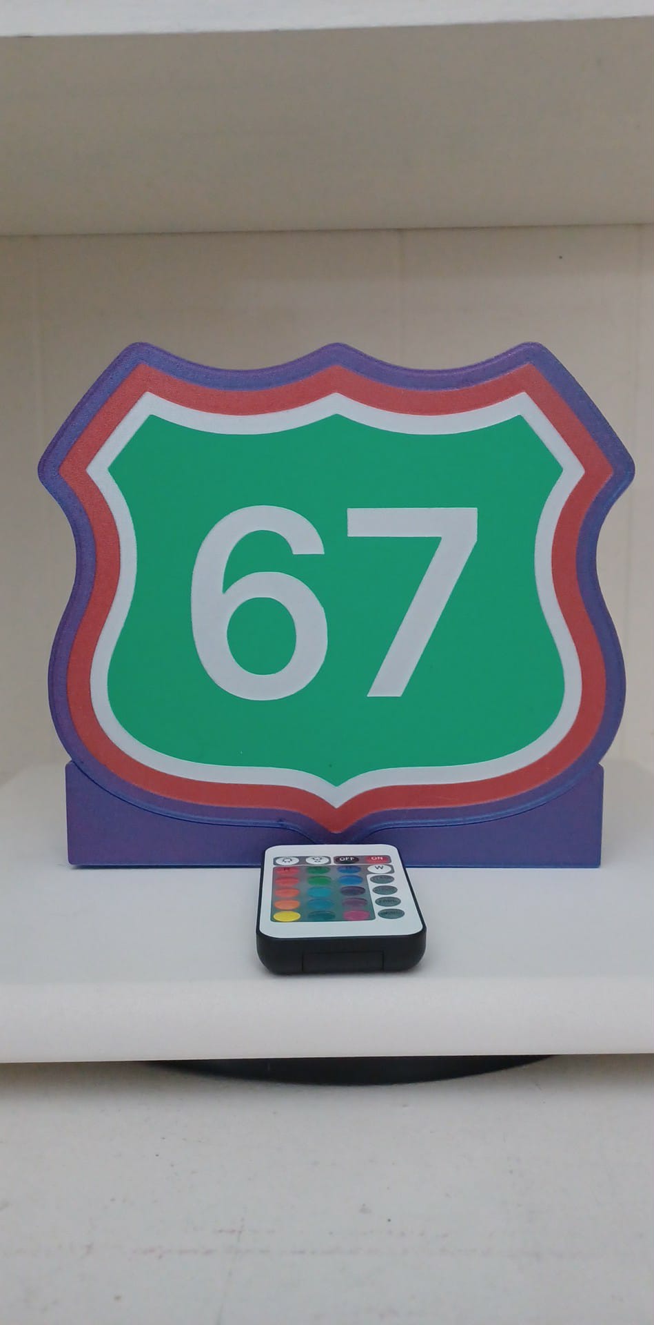 67 LED light box – custom 3D printed – Lit Layer Creations